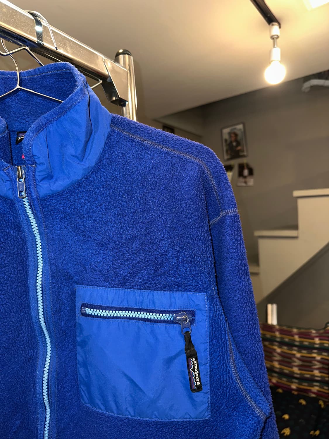 90‘s Patagonia blue pullover fleece wear 상품이미지5