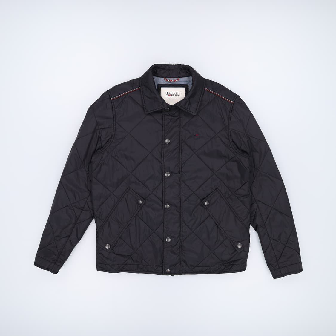 L 타미힐피거 매트 베이직 퀄팅 카라 점퍼 4150 상품이미지1