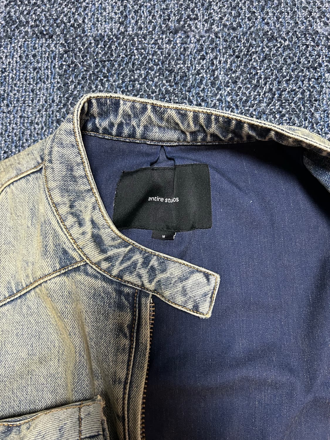 엔타이어스튜디오 모토 데님 자켓 상품이미지3