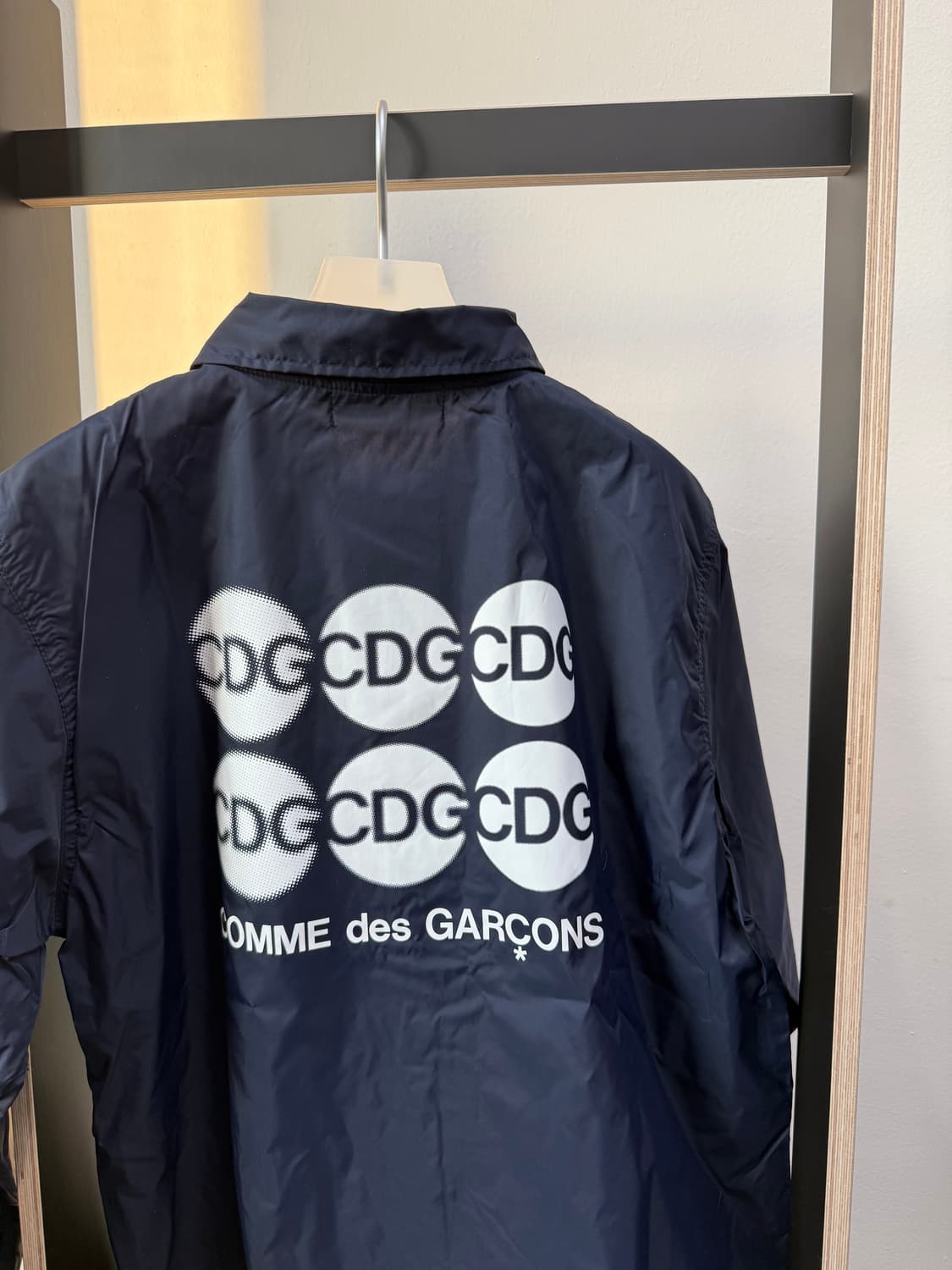 꼼데가르송 CDG 시그니처 코치 자켓 네이비  상품이미지2
