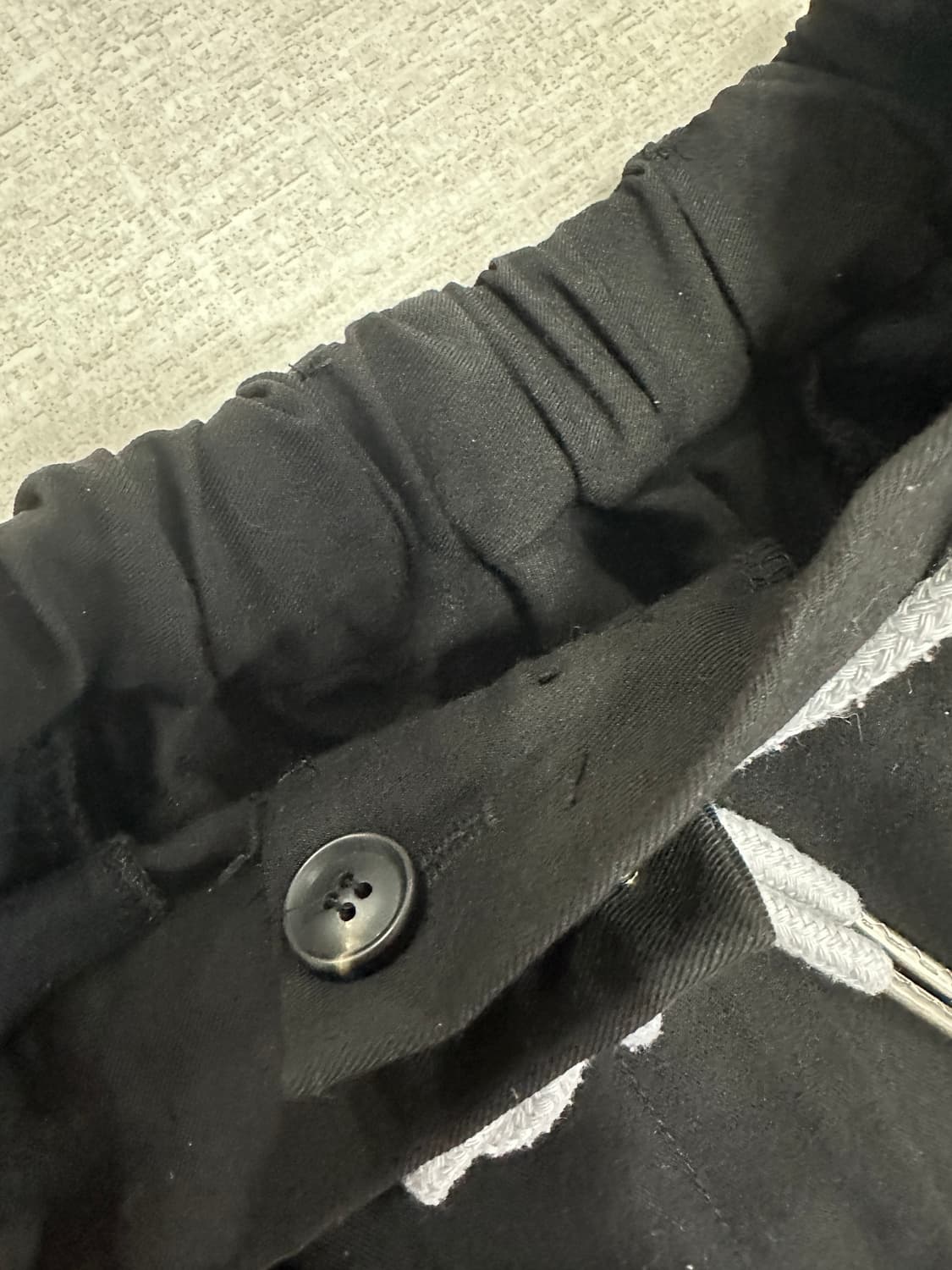 삼선 와이드 반밴딩 팬츠 상품이미지5