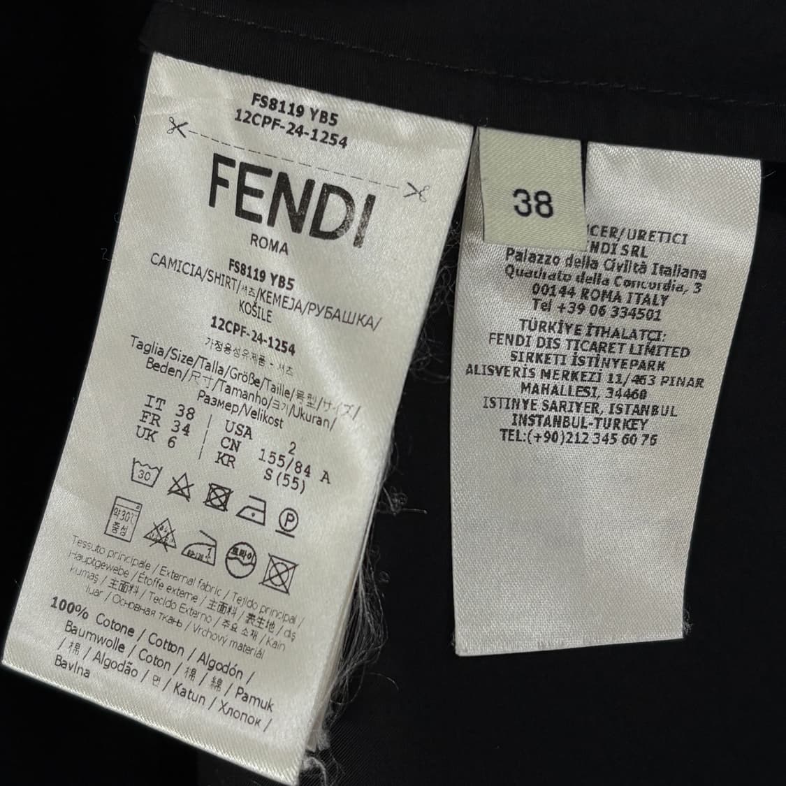Fendi 펜디 히든로고 셔츠  상품이미지8