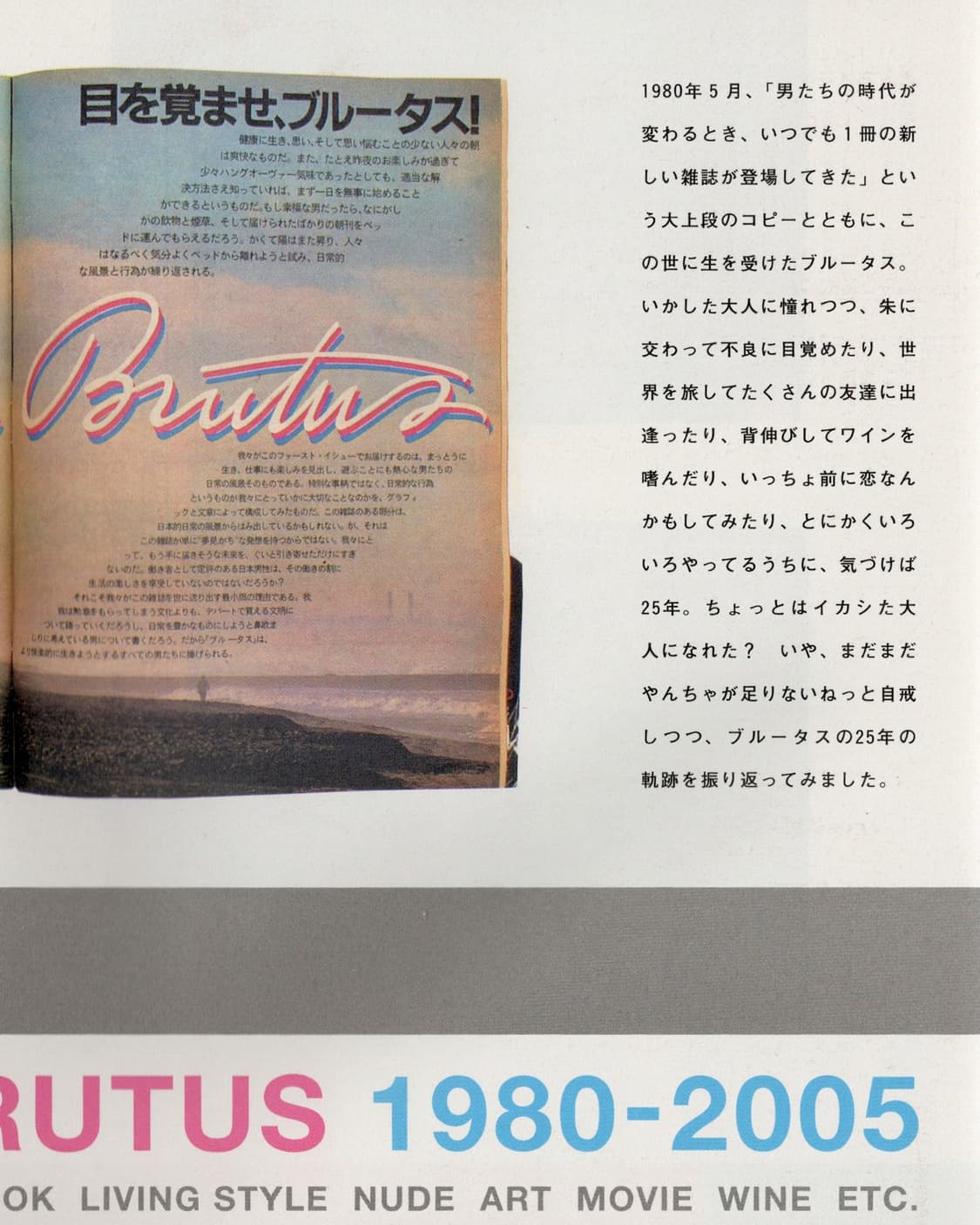 BRUTUS 브루터스 25주년 특별호 일본잡지 해외잡지 희귀잡지  상품이미지4