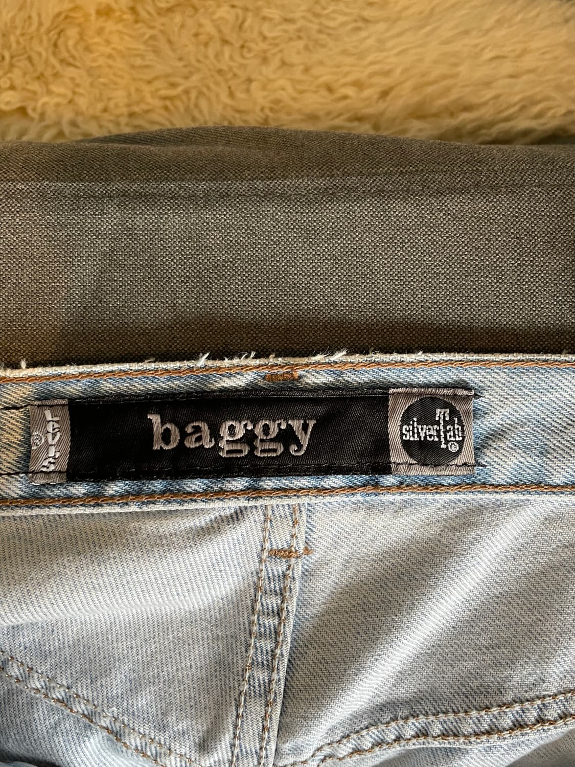 리바이스 연청 숏팬츠 반바지 (실버 탭) 상품이미지5