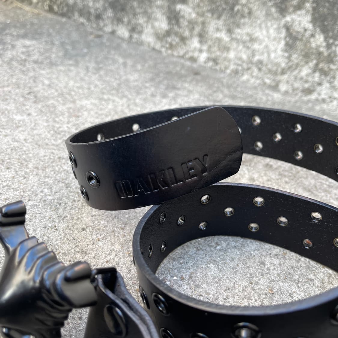 [OS] 00s Oakley 스컬 레더 벨트 상품이미지5