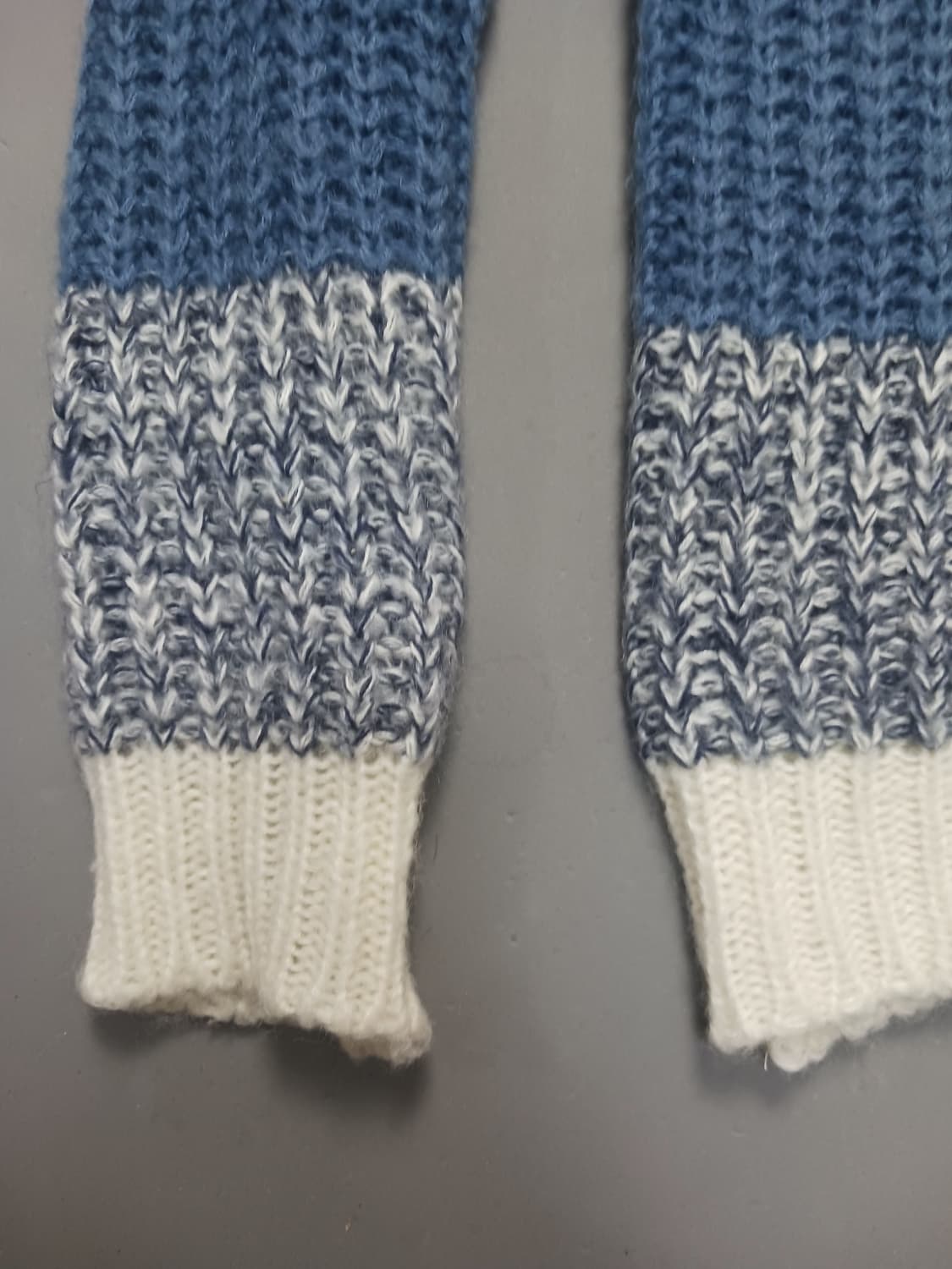 [L] 센트바이런던 스트라이프 컬러 블럭 니트 스웨터 상품이미지4