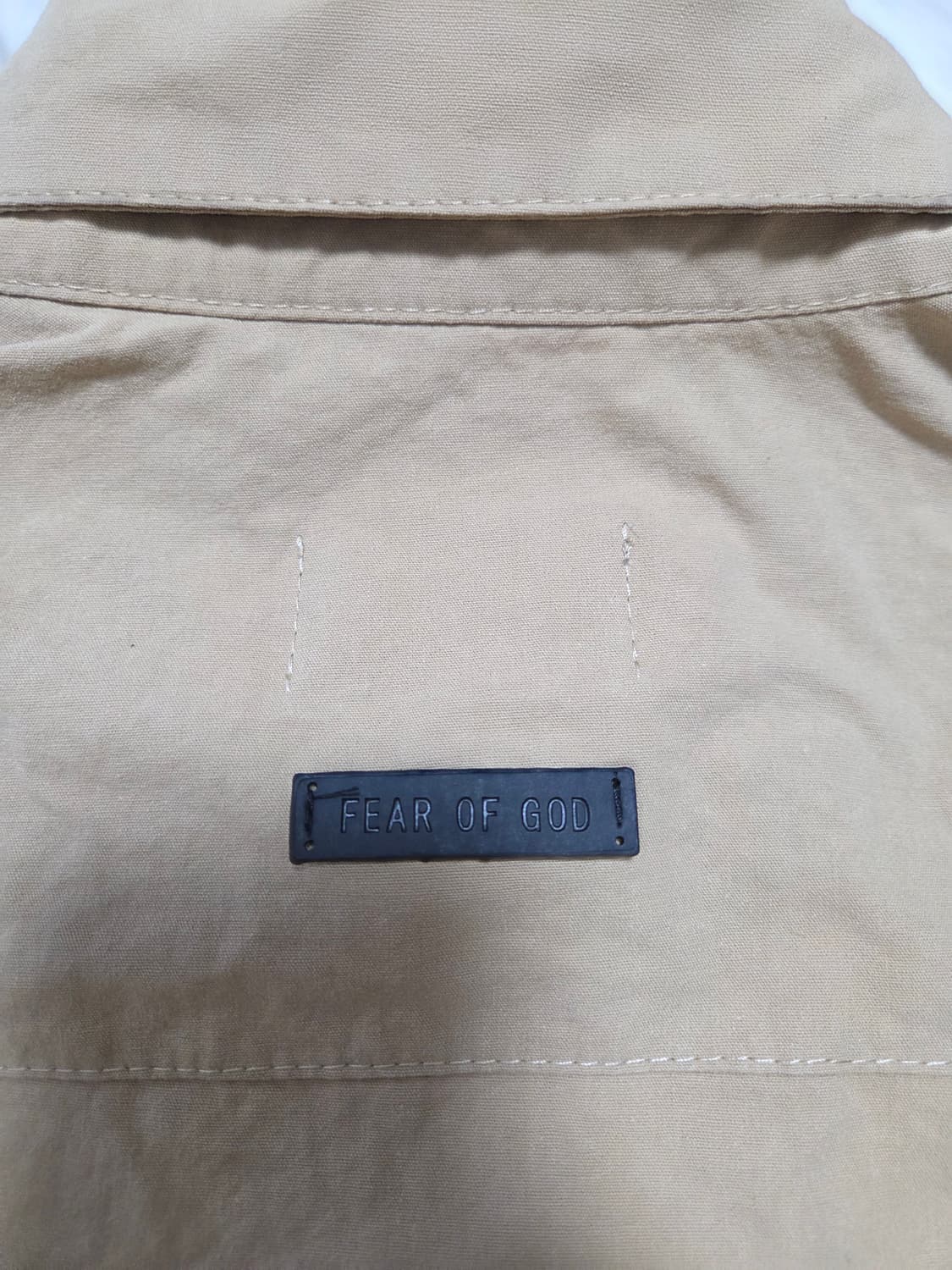 피어오브갓 밀리터리 캔버스 셔츠 상품이미지4