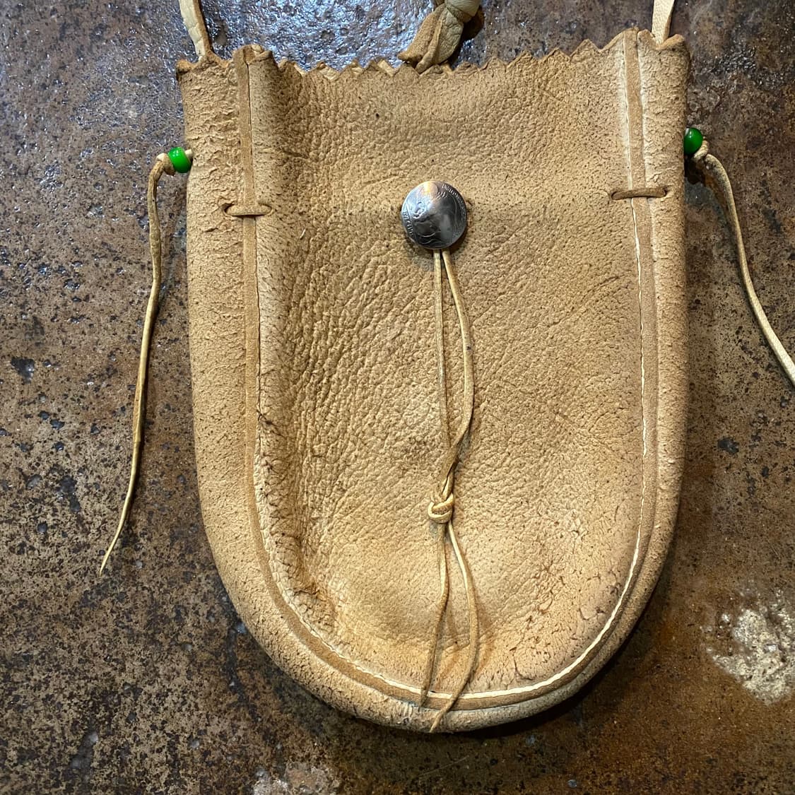 Vintage Deerskin pouch bag 상품이미지4