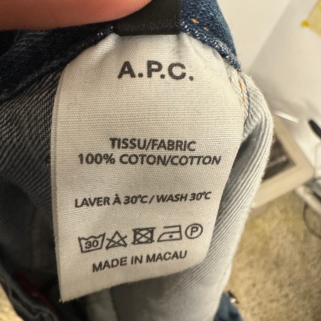 아페쎄 x 칸예 데님진 상품이미지8