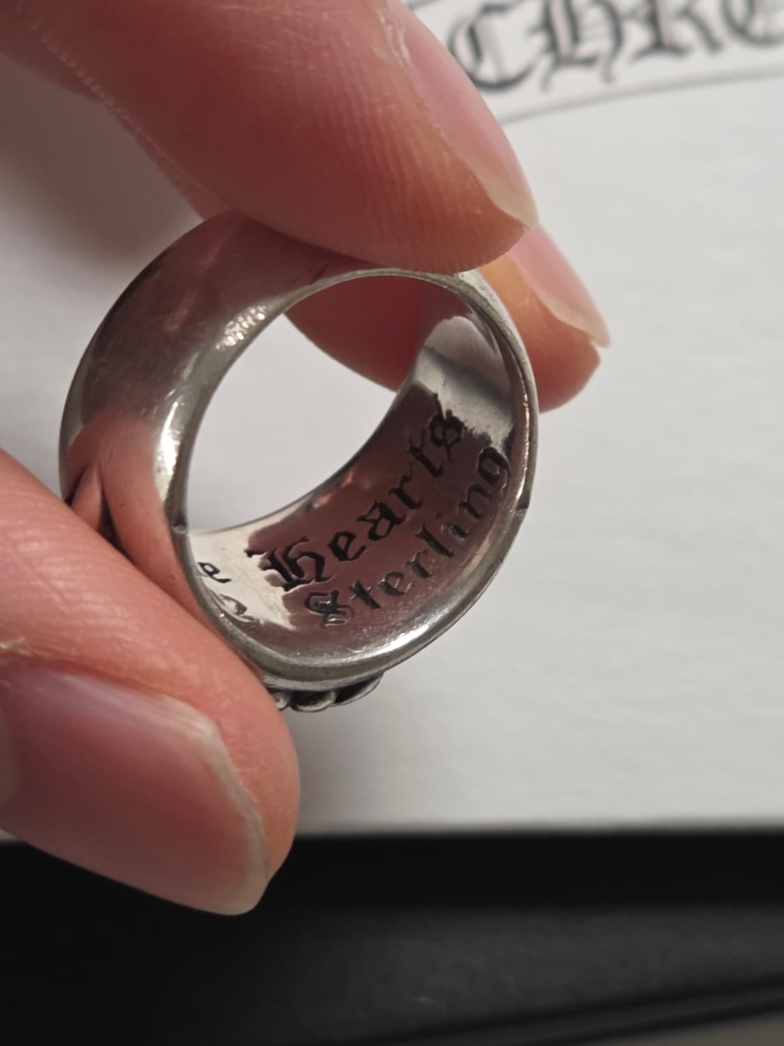 [정품] 크롬하츠 플로랄 크로스링 국내풀구성 상품이미지4