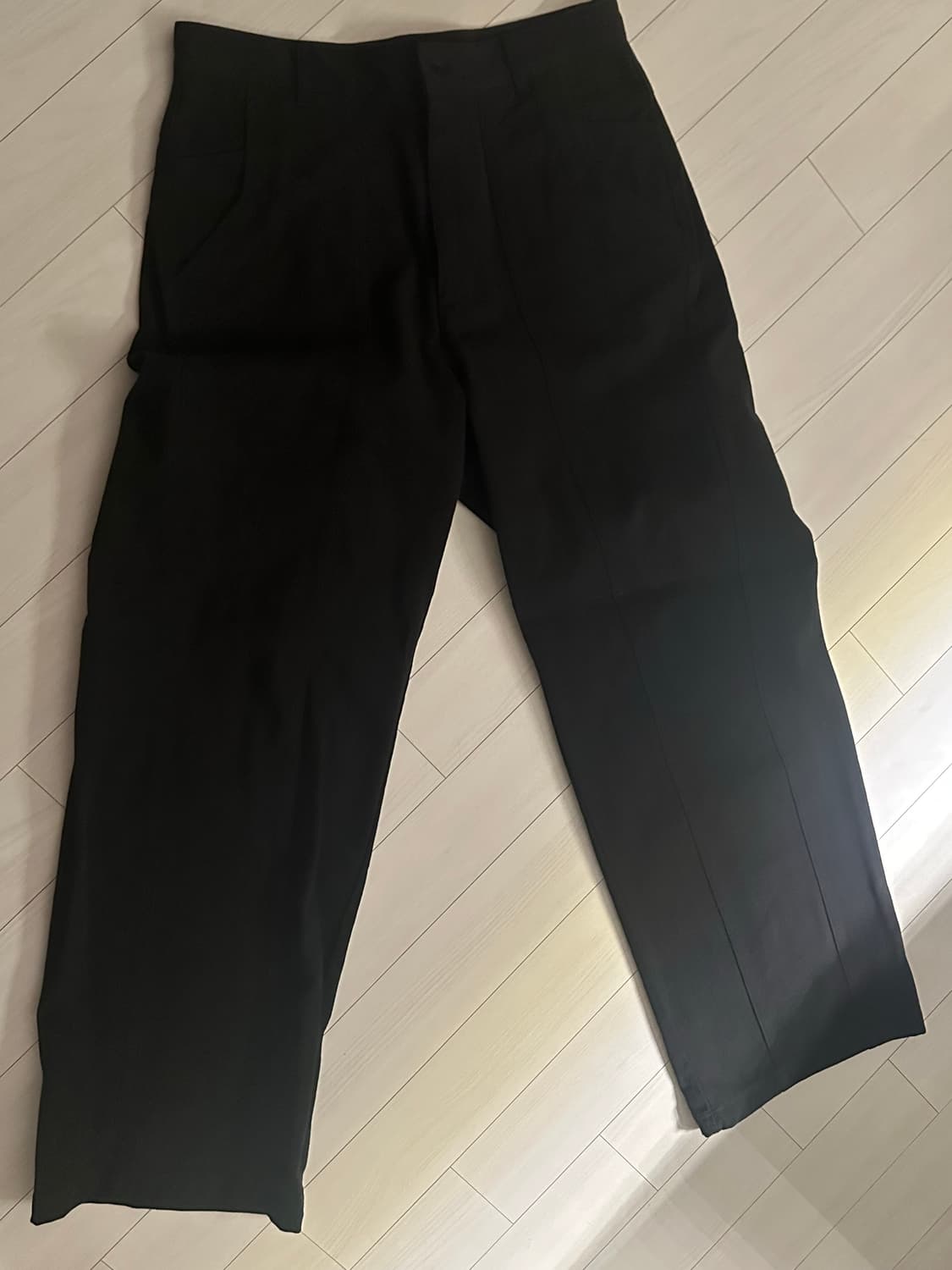 (노드랩스)DEV:7 WIDE COTTON PANTS_BLACK 상품이미지1