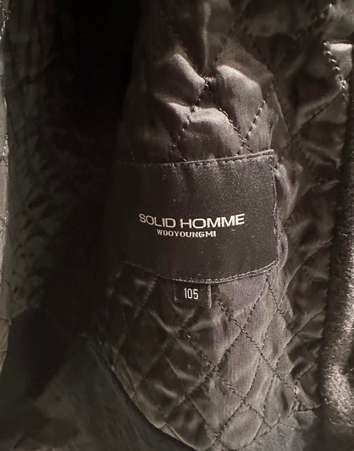 솔리드 옴므 우영미 램스킨 레더 자켓 105 상품이미지3