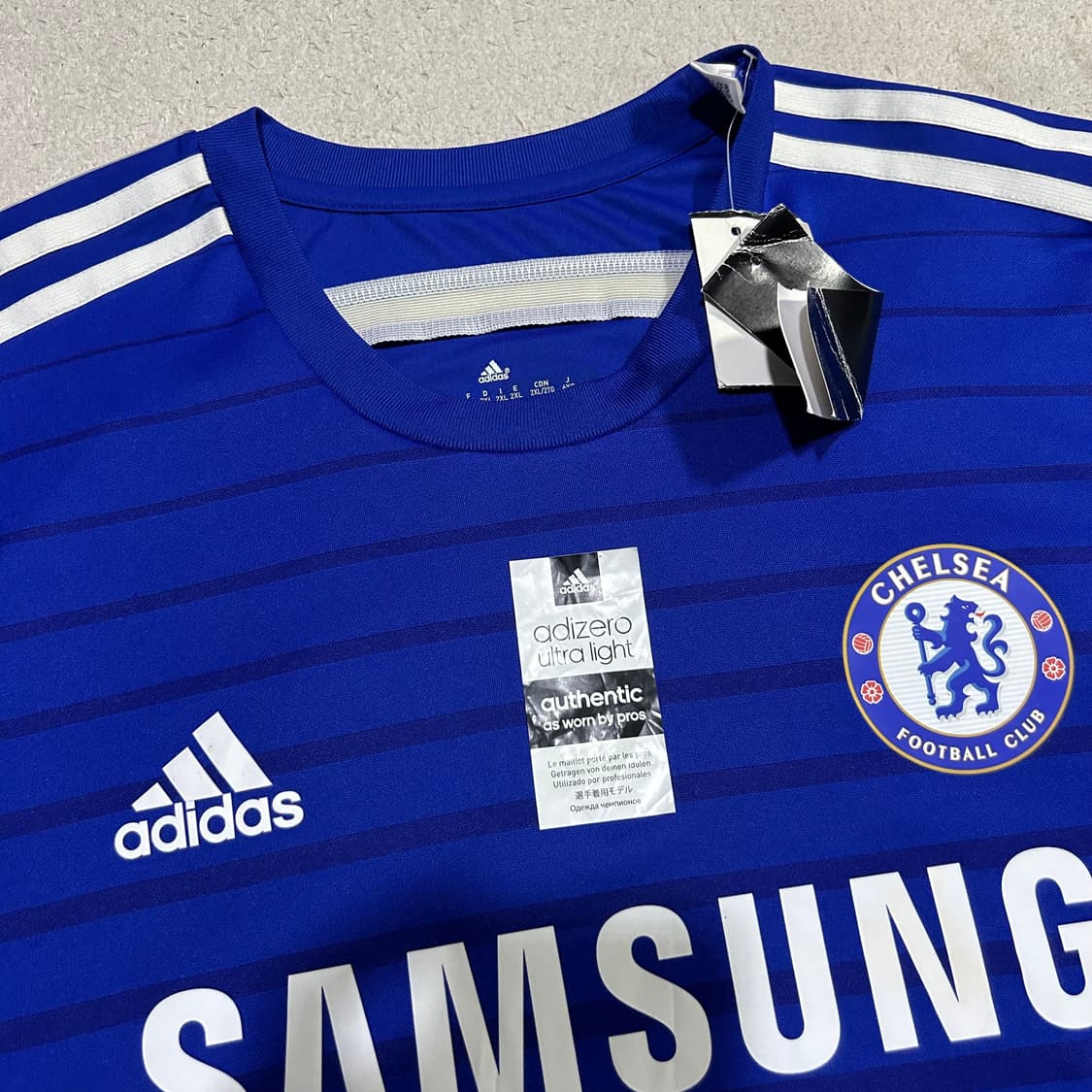 (XL)아디다스 14-15 첼시 아자르 유니폼(새상품) 상품이미지3