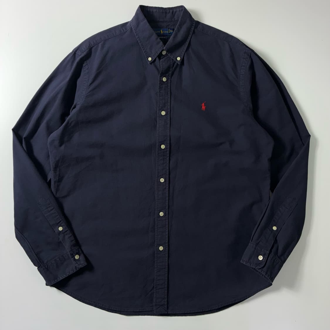 Polo  폴로 랄프로렌 자수 코튼 네이비 셔츠  상품이미지1