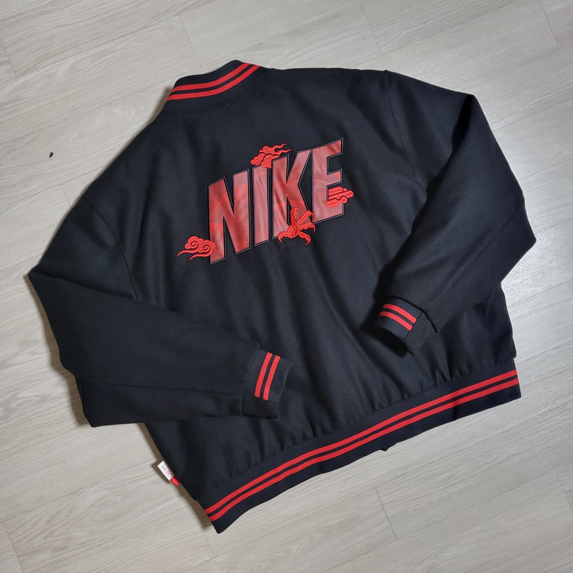 나이키 바시티 자켓 블랙 색상 3Xl 새상품 상품이미지5