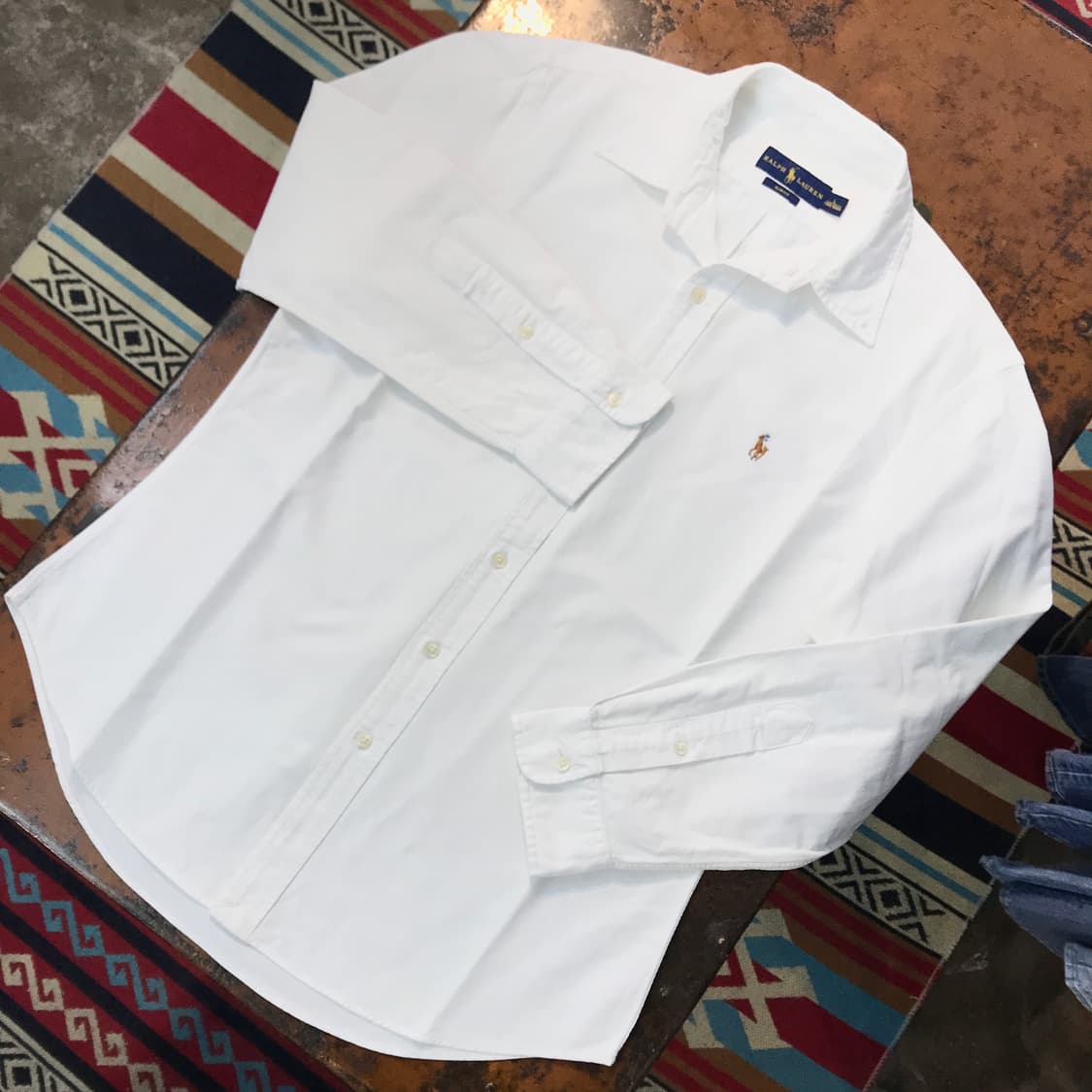 폴로랄프로렌 화이트 옥스포드 셔츠 남성 105 사이즈  상품이미지2