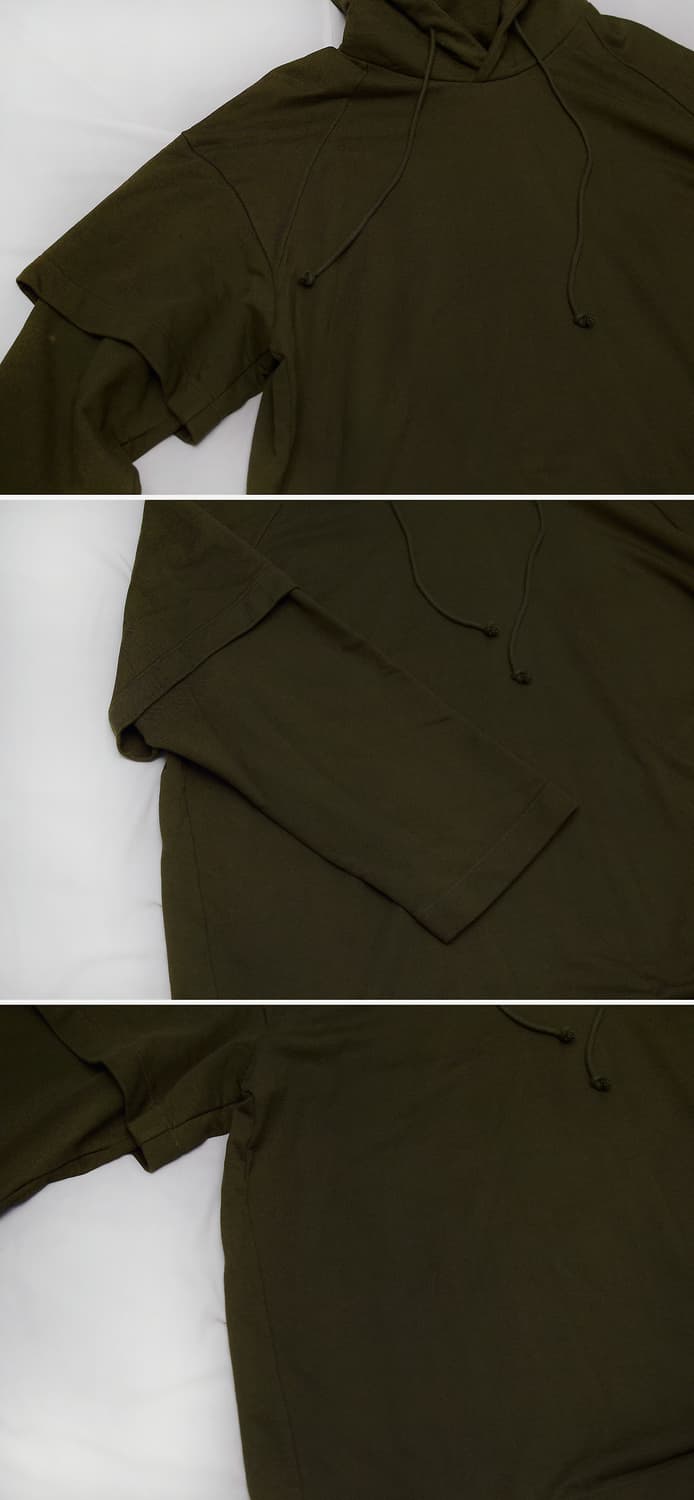 준지 (junn.j) 아카이브 레터링 오버핏 롱후디 (48 / 105+) 상품이미지7