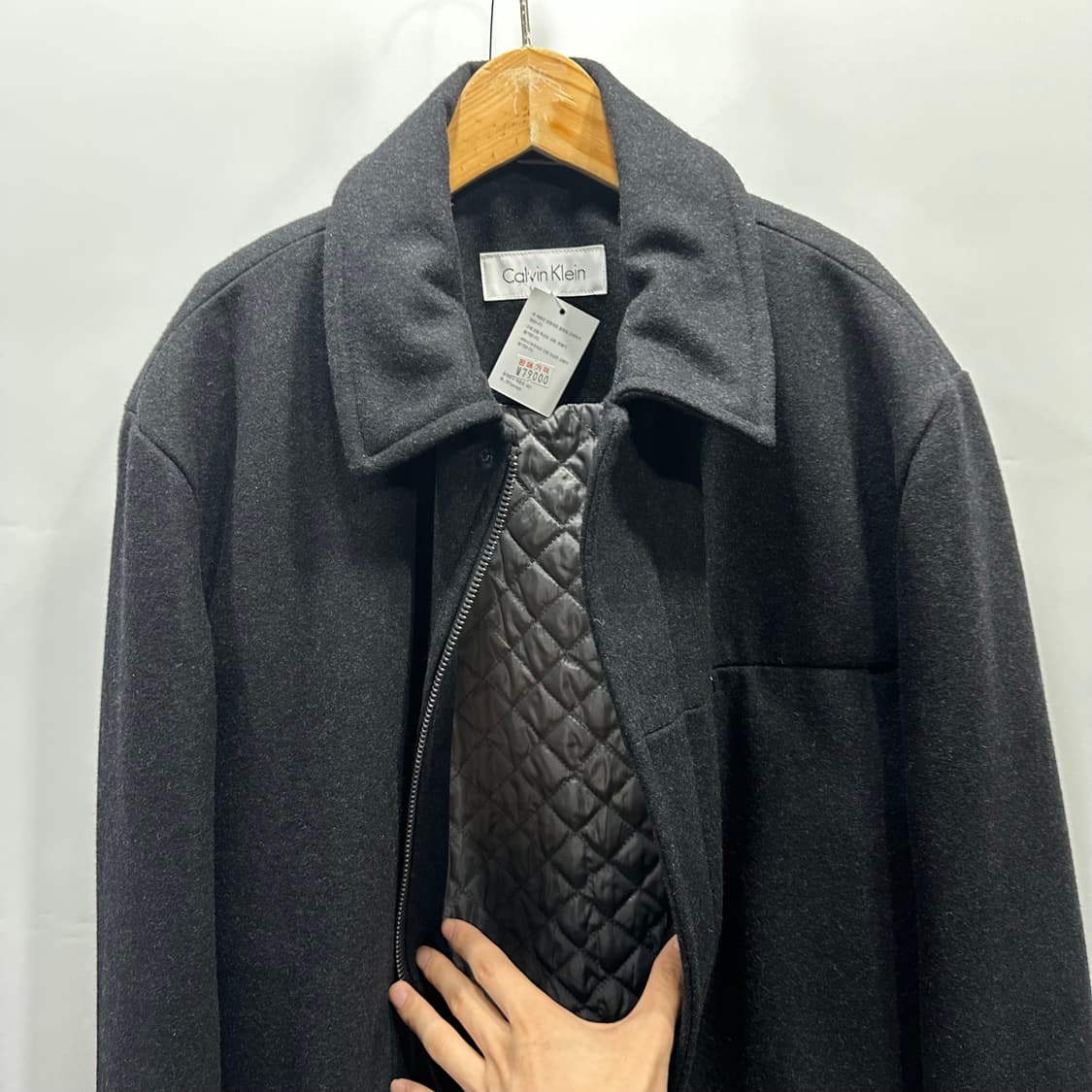 켈빈클라인 숏 코트 상품이미지4