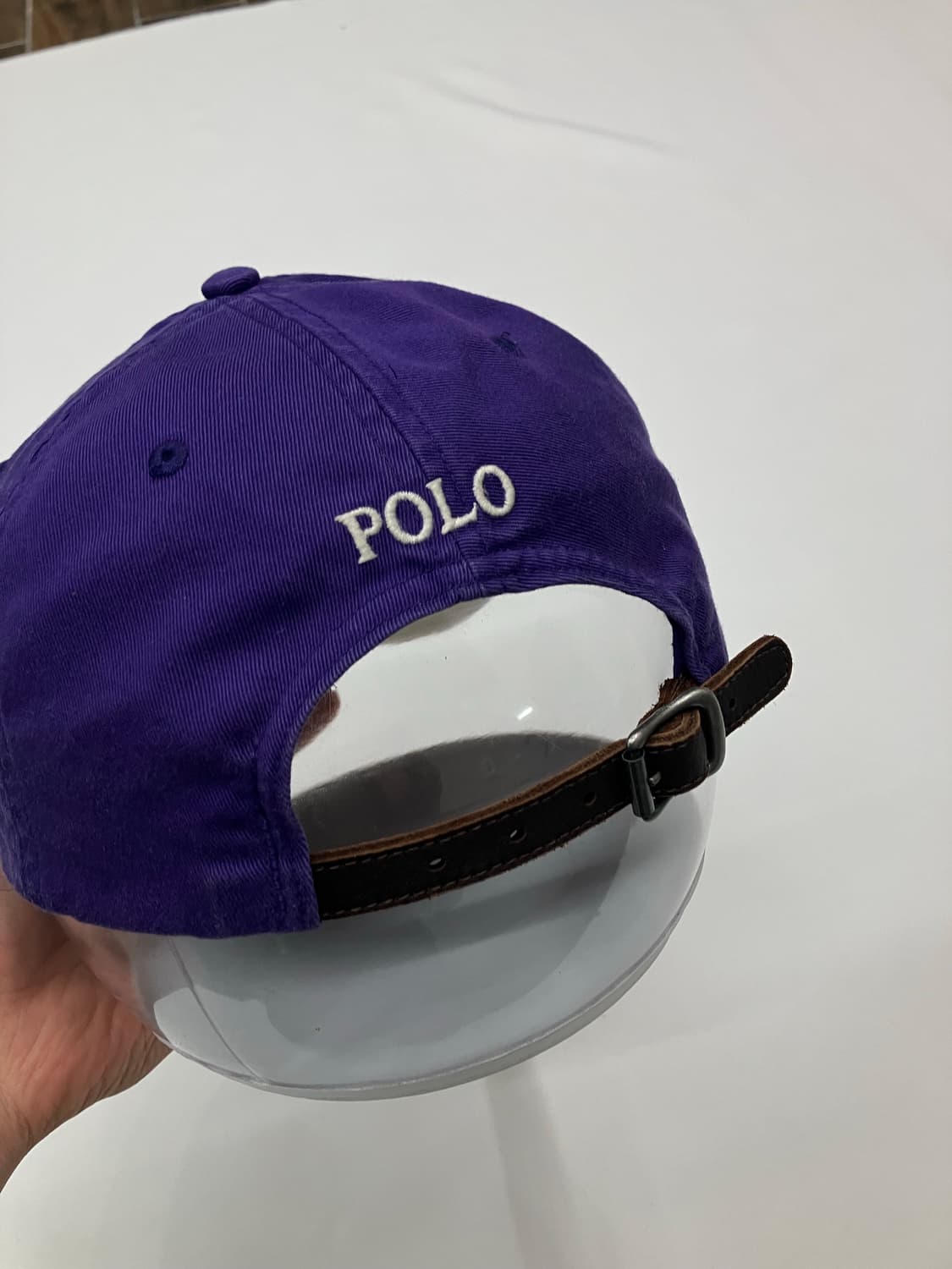 폴로 랄프로렌 퍼플 볼캡 모자 상품이미지4