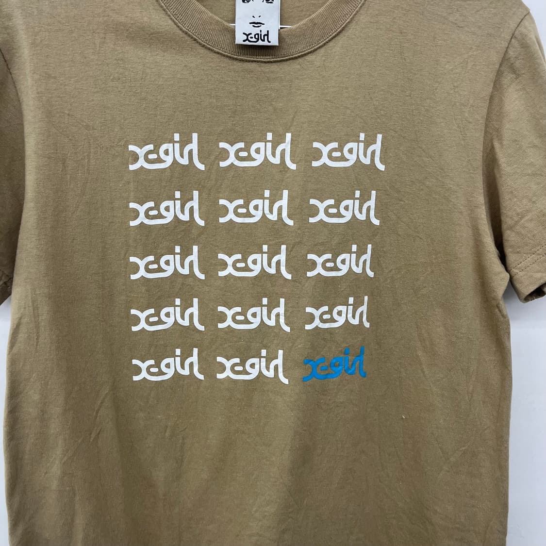 XGIRL 반팔티 카키색 여성M 상품이미지2
