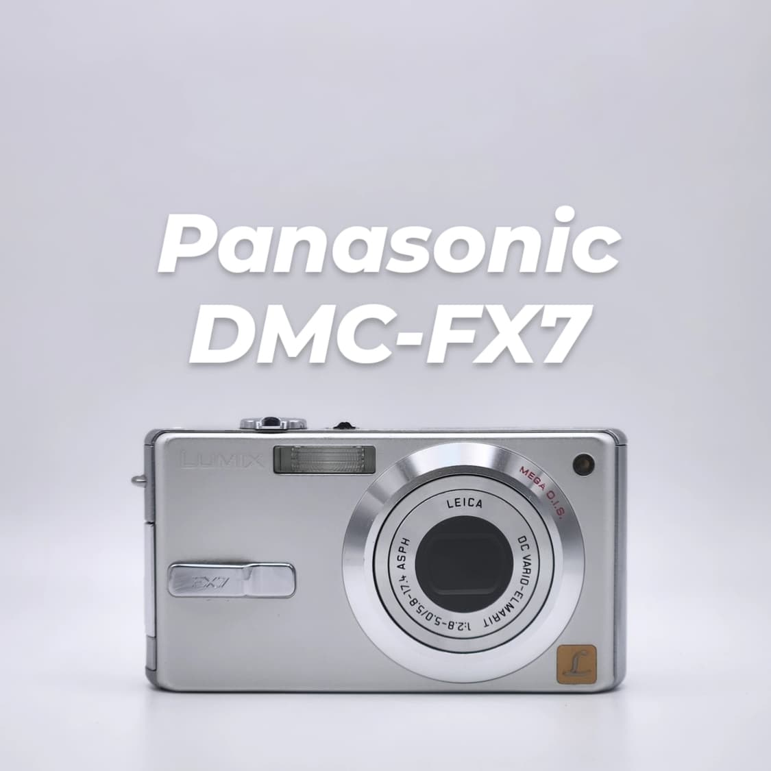 작례⭕️ 파나소닉 루믹스 DMC-FX7 실버 디지털카메라 상품이미지1