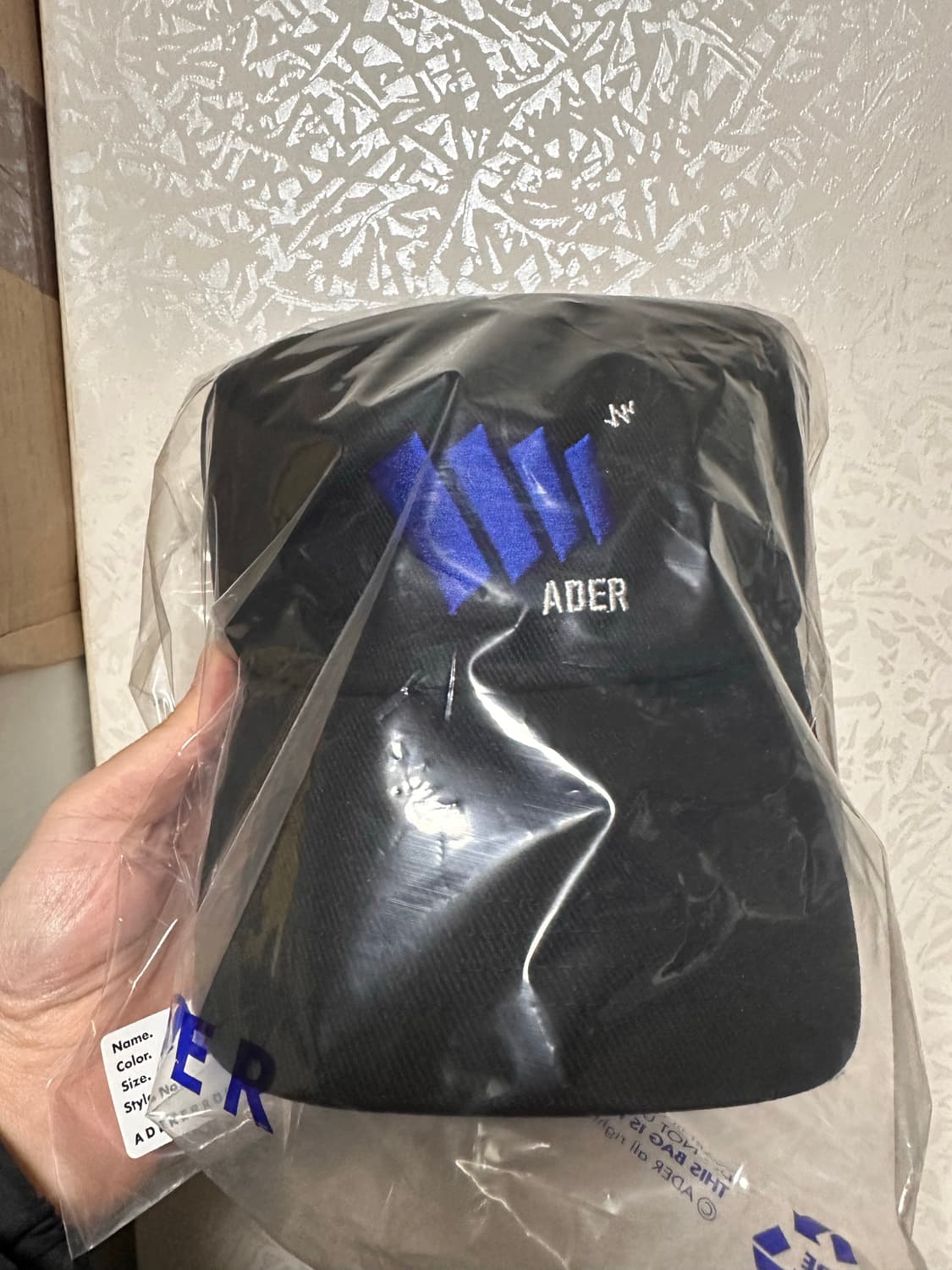 아더에러 블록 로고 캡 블랙 상품이미지1