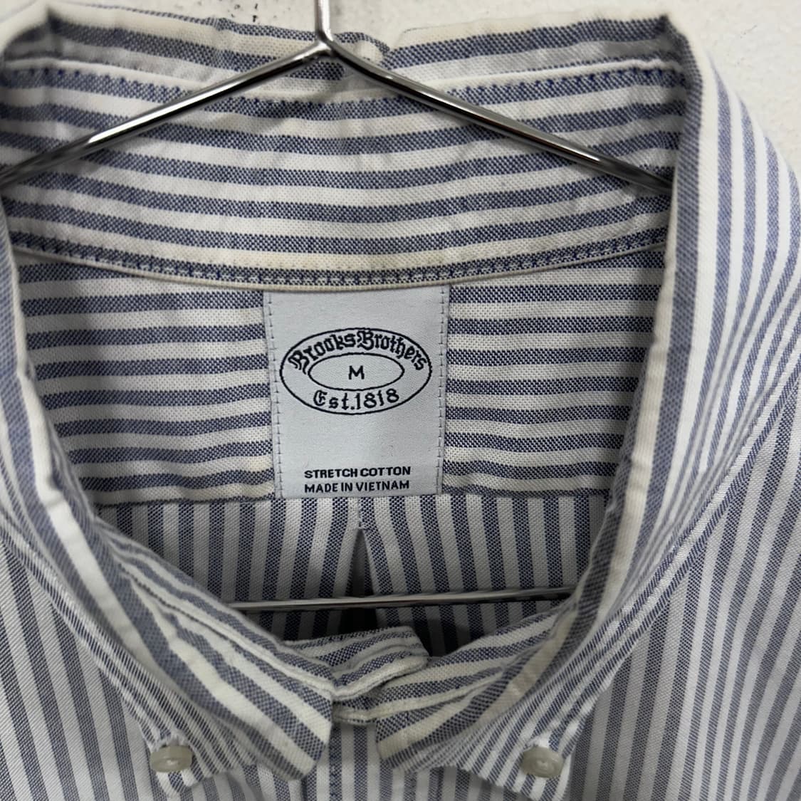 브룩스브라더스 스트라이프 코튼 드레스 셔츠 상품이미지3