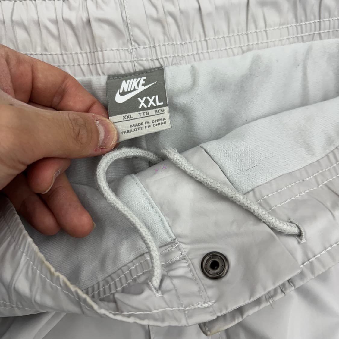 나이키 00s 스우시 올드스쿨 와이드 바람막이 트랙팬츠 상품이미지8