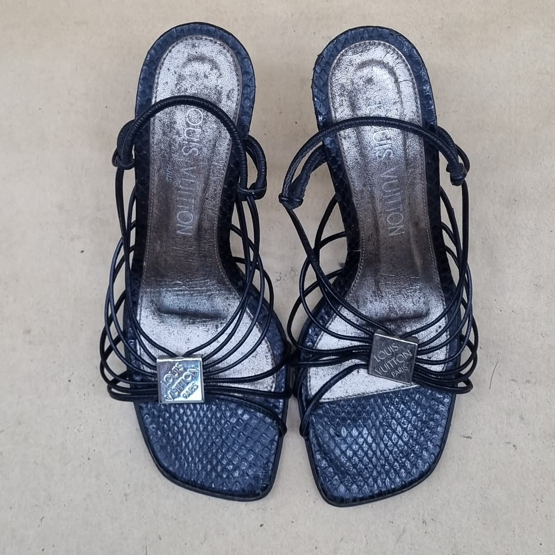 루이비통 웨지샌들 실사이즈220 굽9.5 상품이미지2