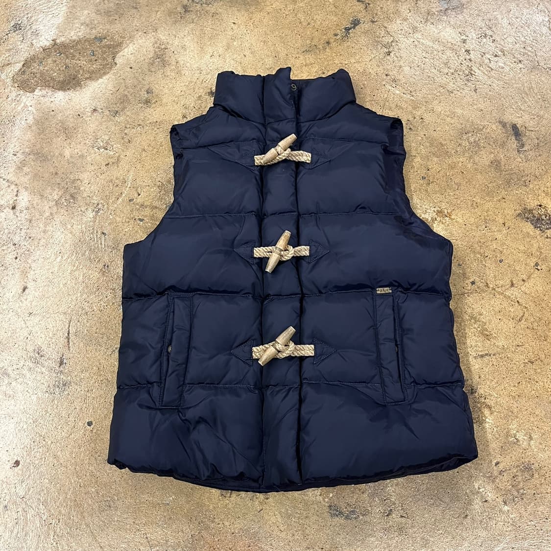 폴로 데님앤서플라이 네이비 더플 떡볶이 패딩 조끼  상품이미지2