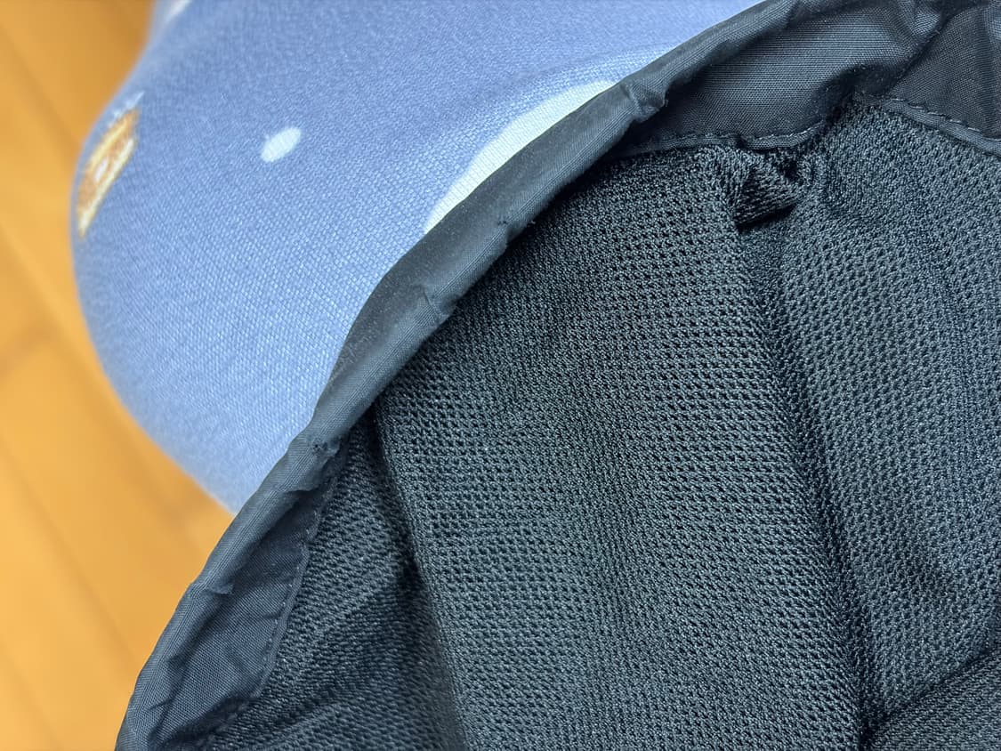 폴리테루 1011 나일론 트랙 팬츠 플로럴 파이프드 블랙(2) 상품이미지4