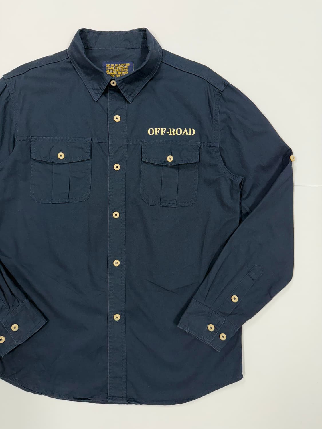 오프로드 다크네이비 워크셔츠 상품이미지2