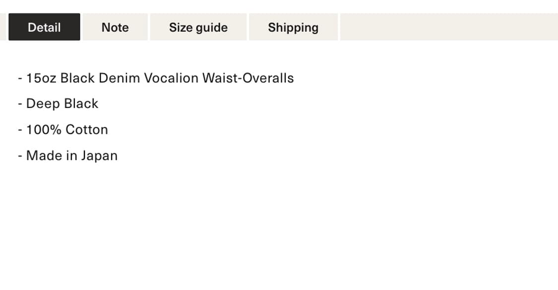 블랙샤인 15oz블랙데님팬츠 상품이미지8