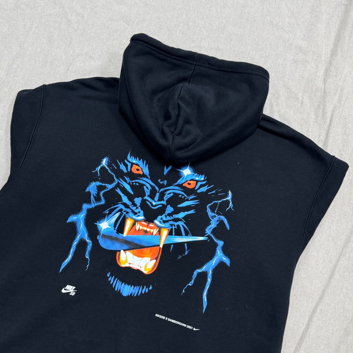 나이키SB x 삼보르기니 타이거 후드 XL 상품이미지2