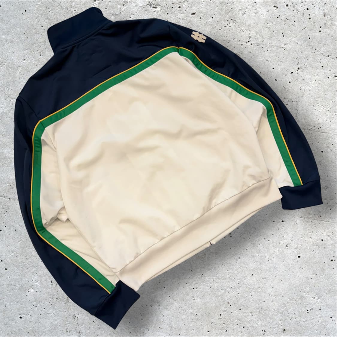 [XL] 아베크롬비 네이비 화이트 트랙 자켓 져지 D836 상품이미지2