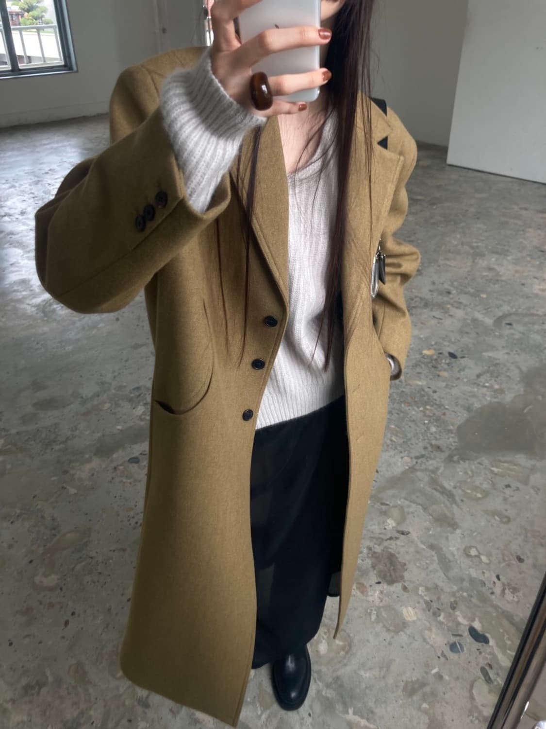 런던플랏 보울 롱코트  상품이미지2