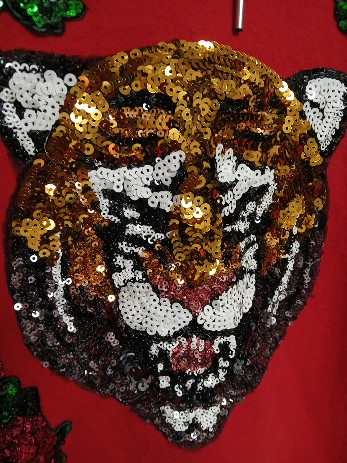 구찌 st 호랑이 스팽글 후드티 100 상품이미지6