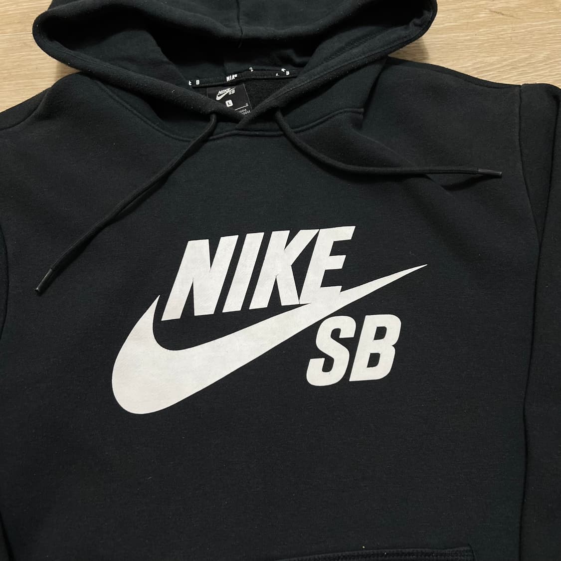 나이키 SB 빅로고 기모 후드티 [블랙] L/100 상품이미지4
