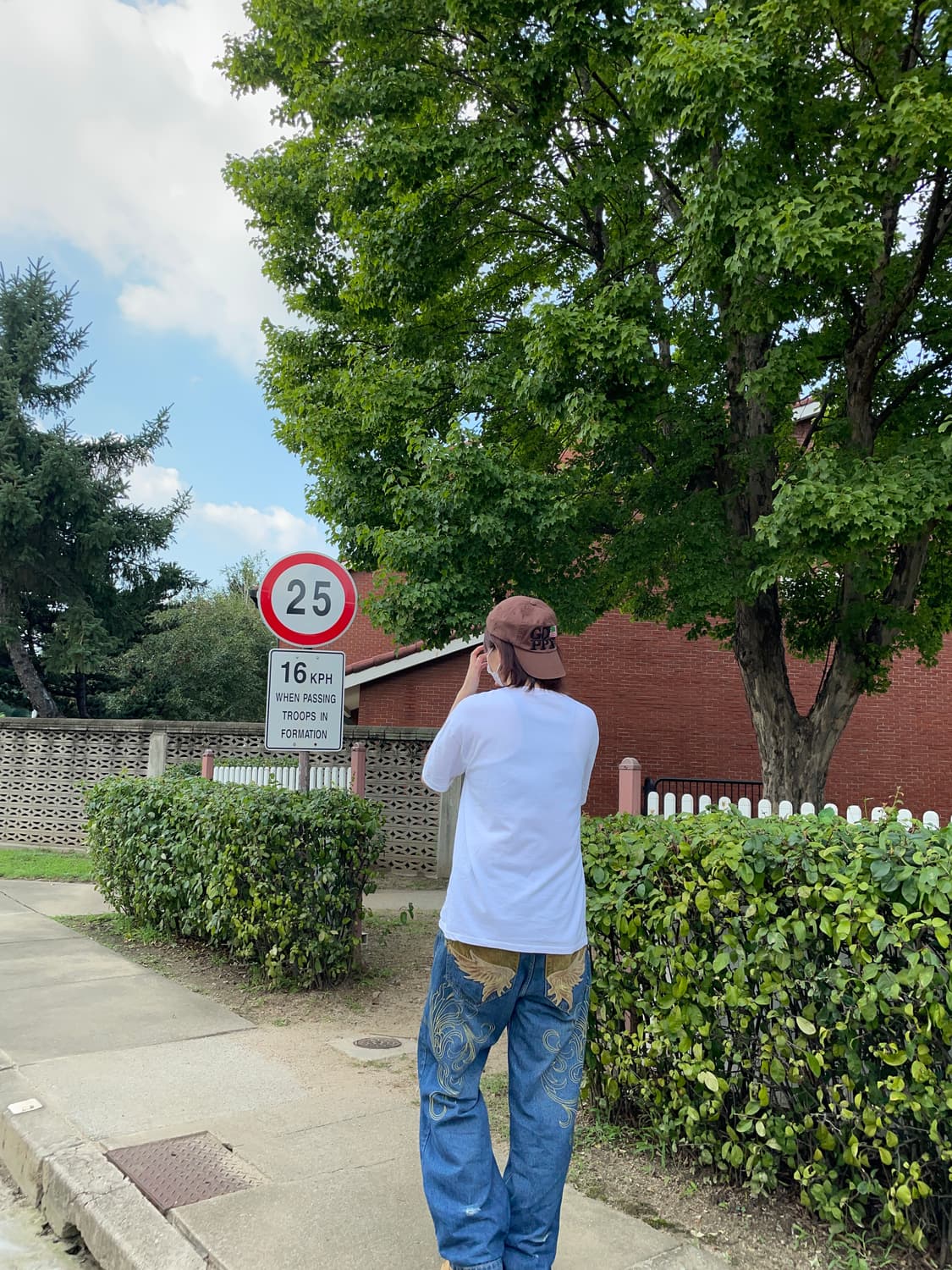 US Flag 6-Panel Cap_Washed Brown 상품이미지2