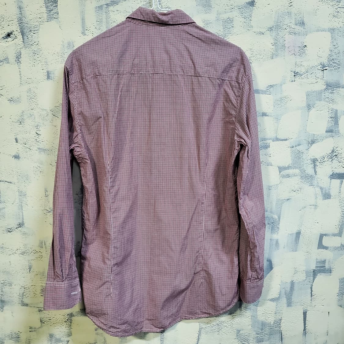 아르마니 레드 체크 카라 긴팔 셔츠  상품이미지2