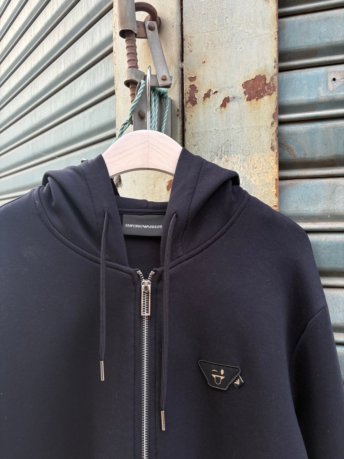 엠포리오 알마니 폰테 디 로마 후디드 집업 스웻셔츠 상품이미지2