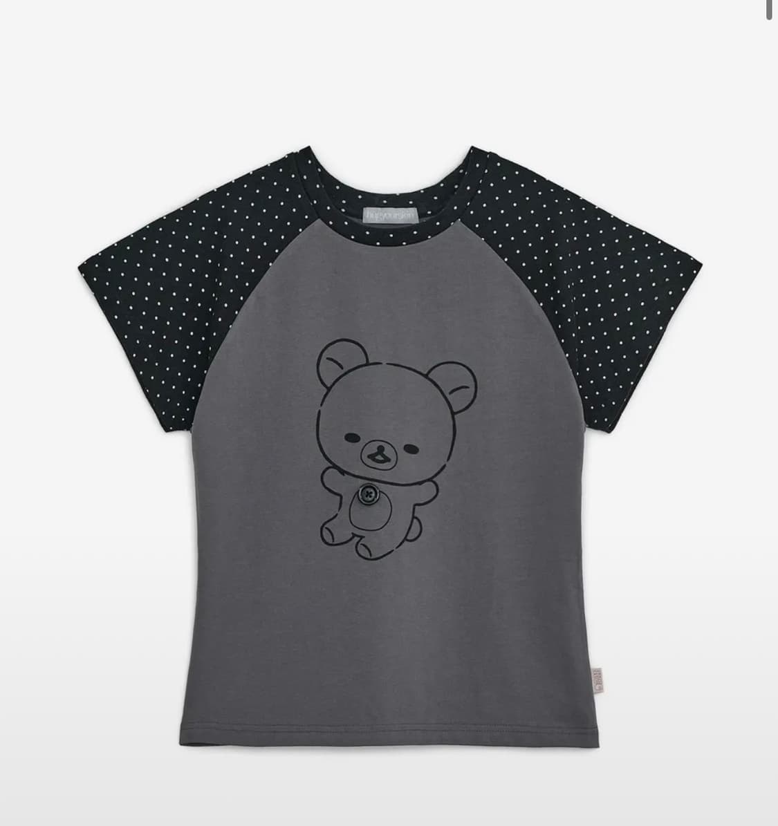 (공홈품절)허그유어스킨 코리락쿠마 반팔도트티 상품이미지3