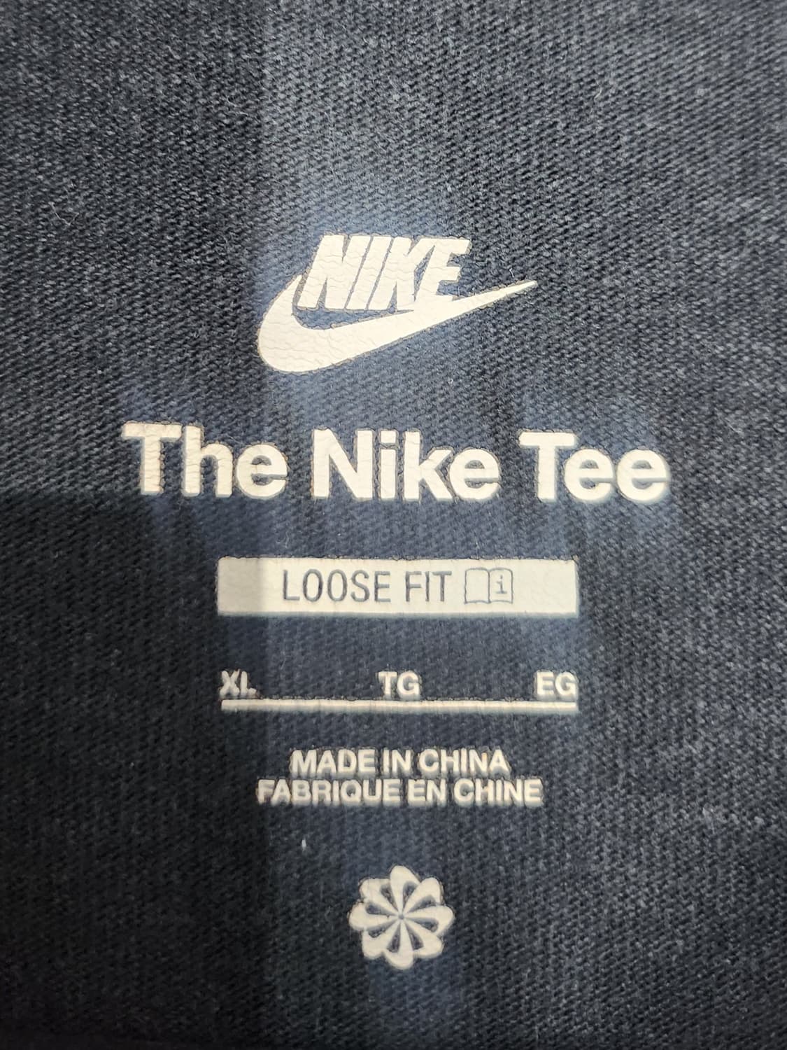 나이키 워싱 블랙 반팔 티셔츠 XL 상품이미지3