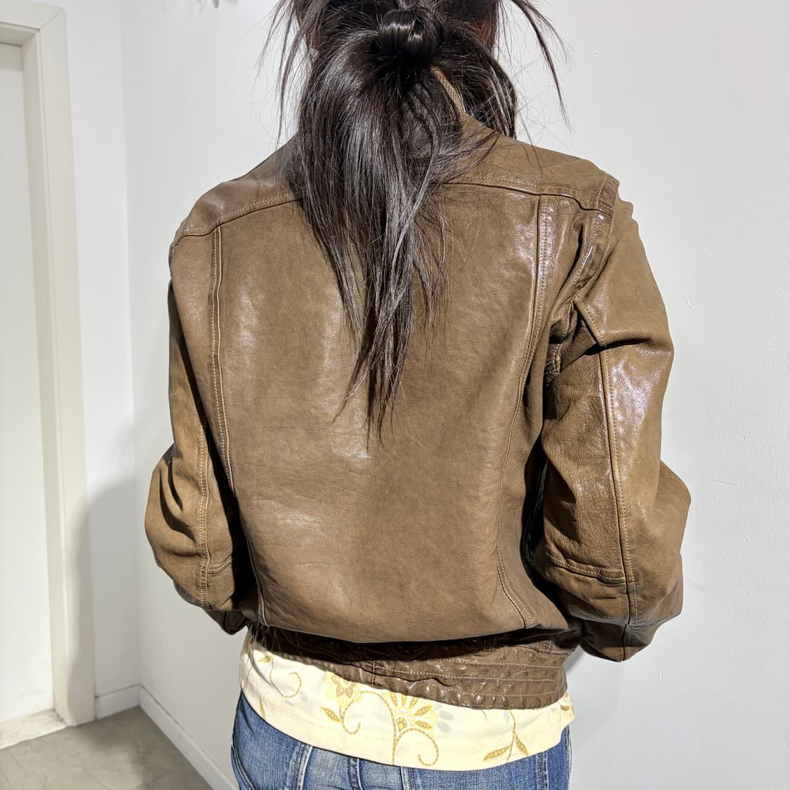 Neil Barrett 닐바렛 버팔로 가죽 레더 자켓  상품이미지4