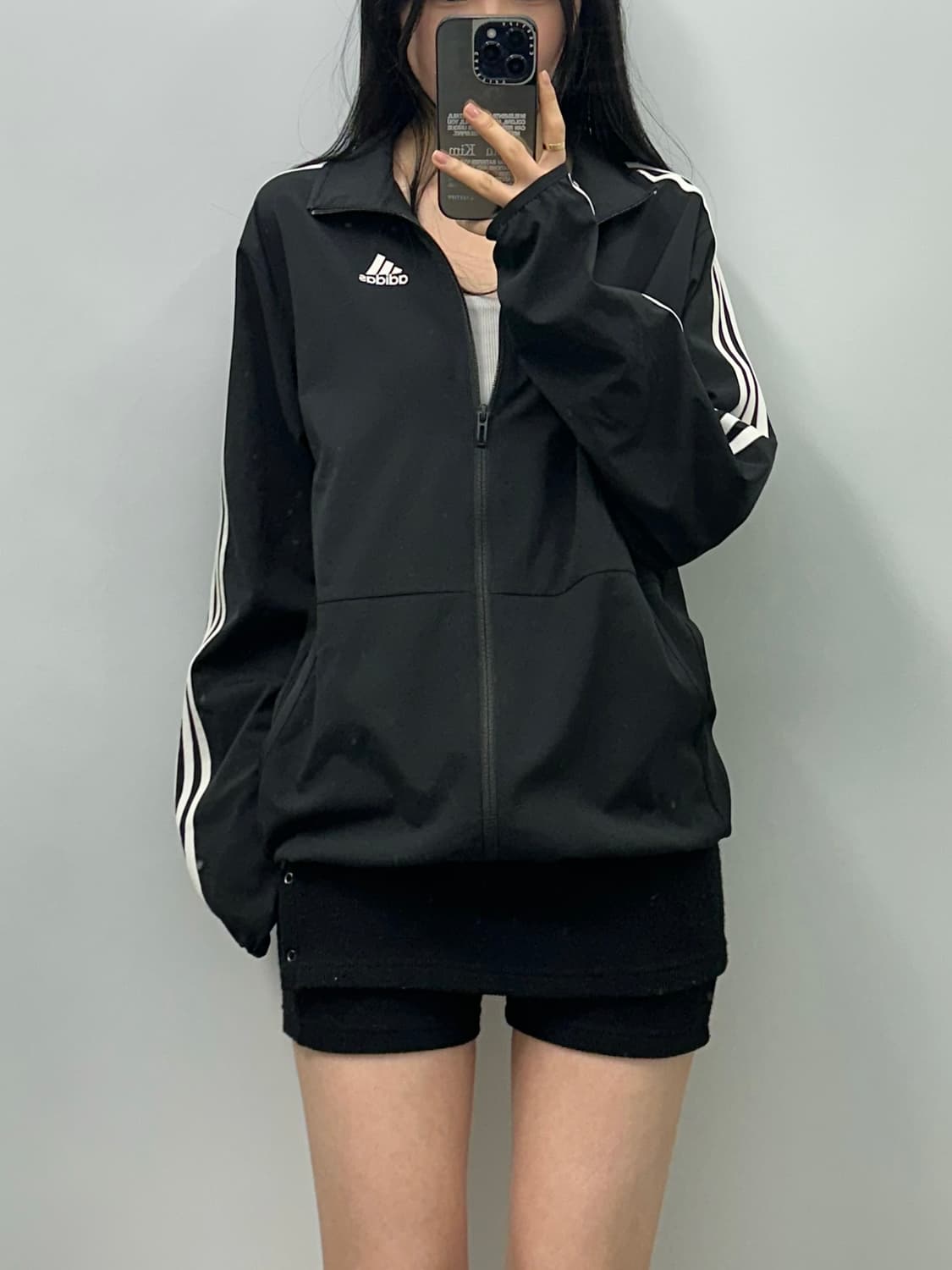 아디다스 사이드라인 블랙 바람막이 상품이미지1