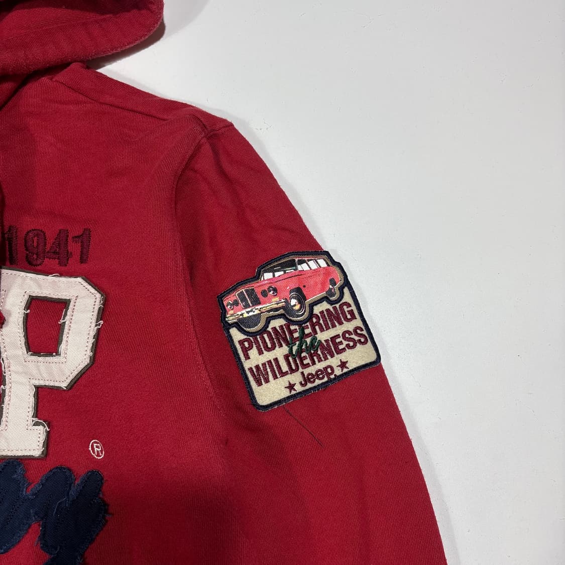 JEEP 레드 후드집업 상품이미지3