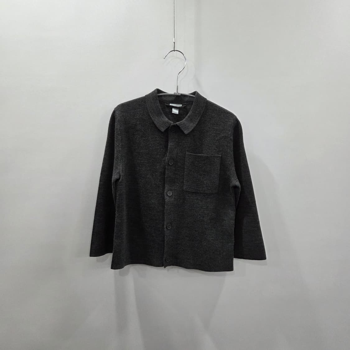 코스 키즈 울 카라 가디건 4/6Y 상품이미지1