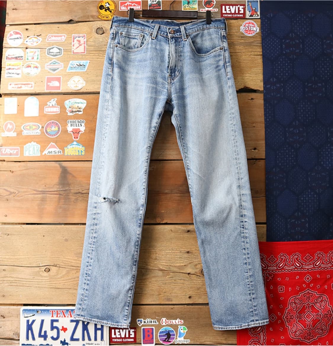 LEVIS 리바이스 505 프리미엄 블랭크텝 데님 31사이즈  상품이미지2