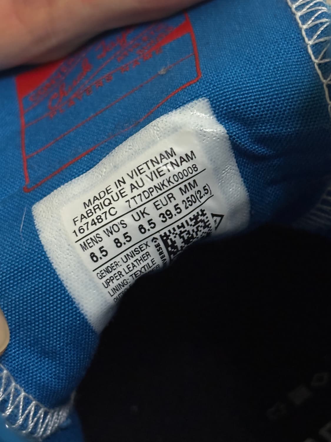 컨버스 척 70 하이 임페리얼 블루 (250) 상품이미지6