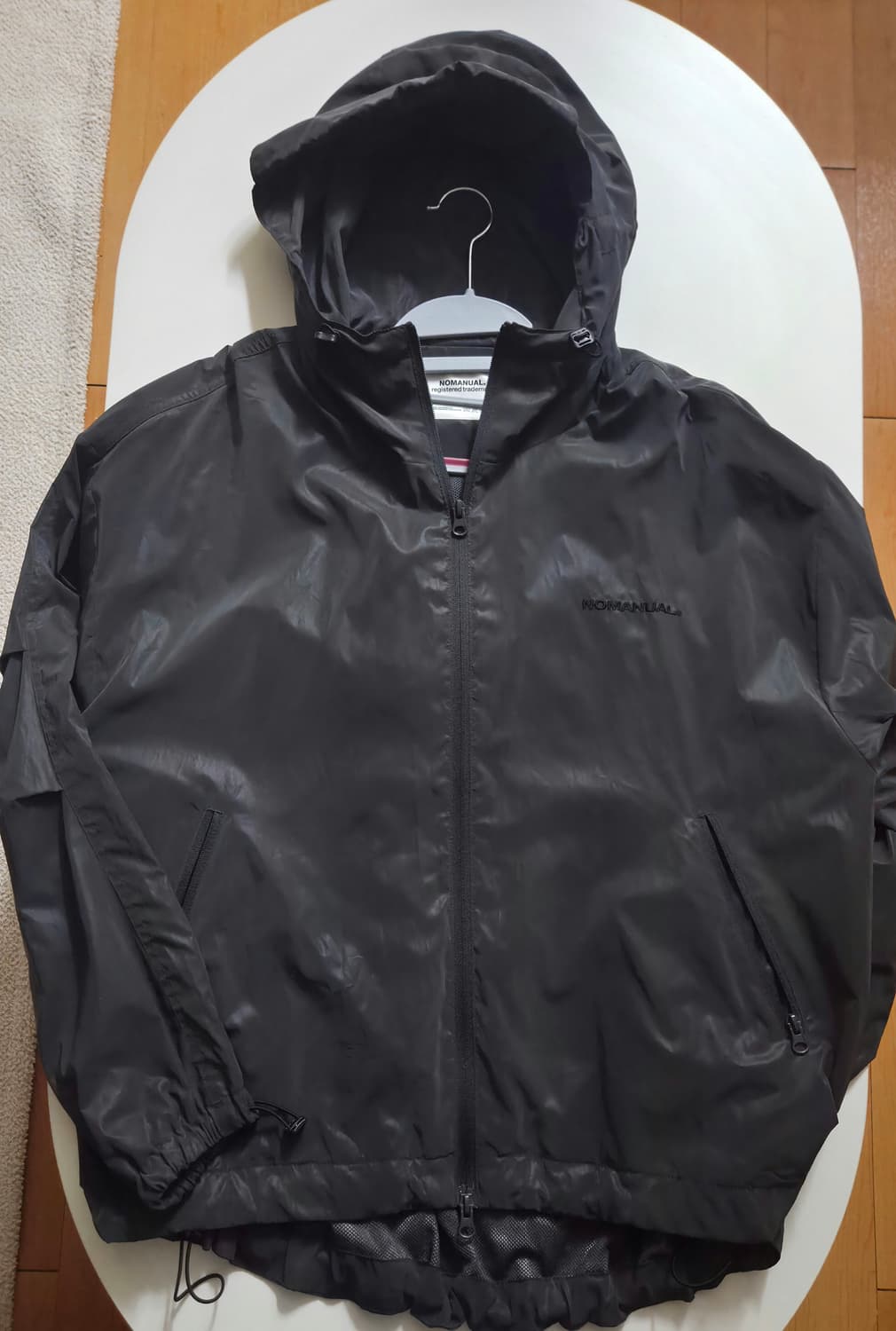 노매뉴얼 바람막이 리플렉티브 L 상품이미지4